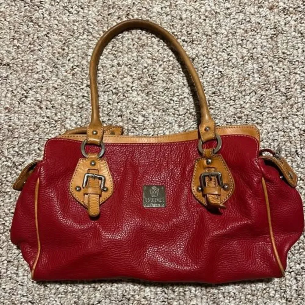 I MEDICI Firenze Red Leather Handbag